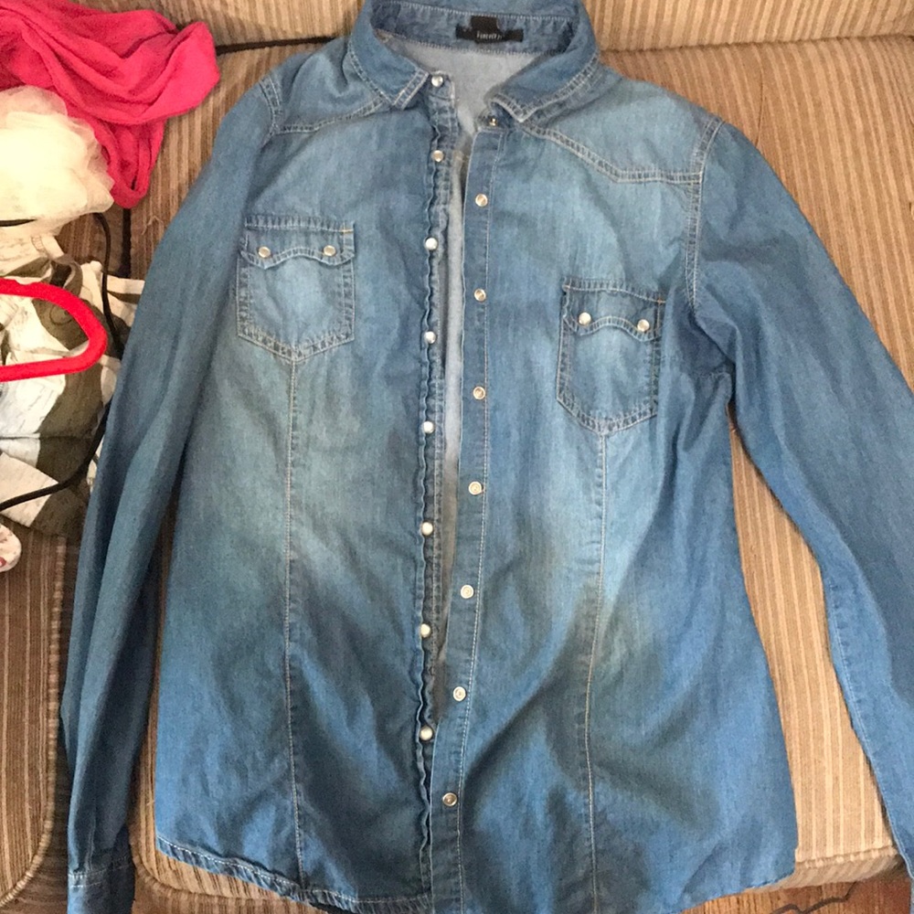 Denim top